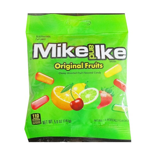 mike ike original fruits 5oz bag -- 12 per case