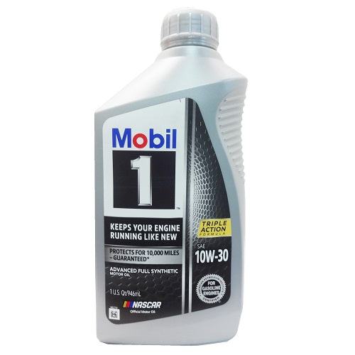 mobil 1 motor oil 10w-30 1qt -- 6 per case