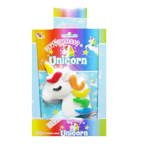 super gummy unicorn 5.29oz tutti frutti -- 12 per box