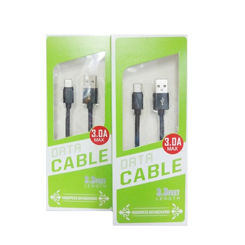 usb data cable 3.0a type c -- 6 per box