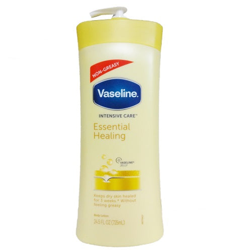 vaseline lotion 725ml essential healing -- 12 per case