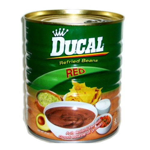 ducal refried red beans 29oz -- 12 per case