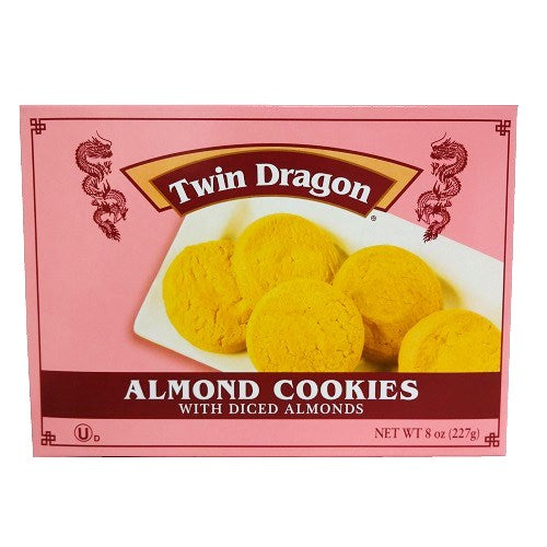 twin dragon almond cookies 8oz -- 24 per case