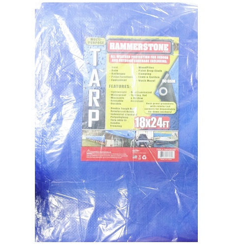 tarp blue 18 x 24 -- 6 per case