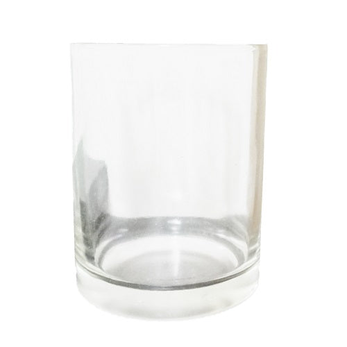 candle holder glass 3in clear -- 12 per case