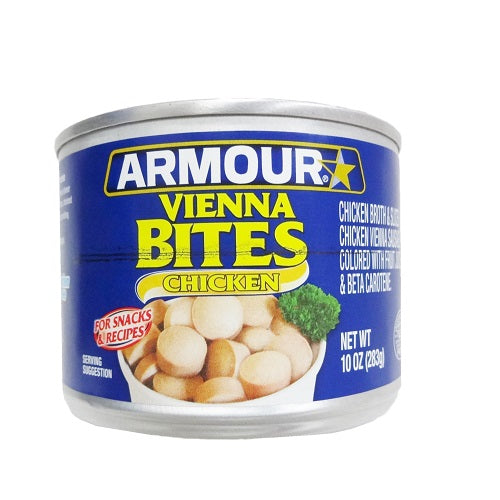 armour vienna bites 10oz chicken -- 12 per case