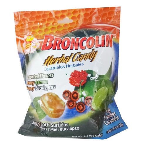 broncolin cough drops 5.3oz asst flvrs -- 12 per case