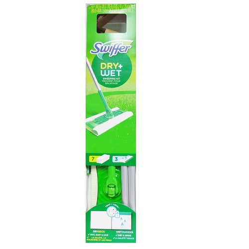 swiffer sweeping kit dry wet -- 6 per case