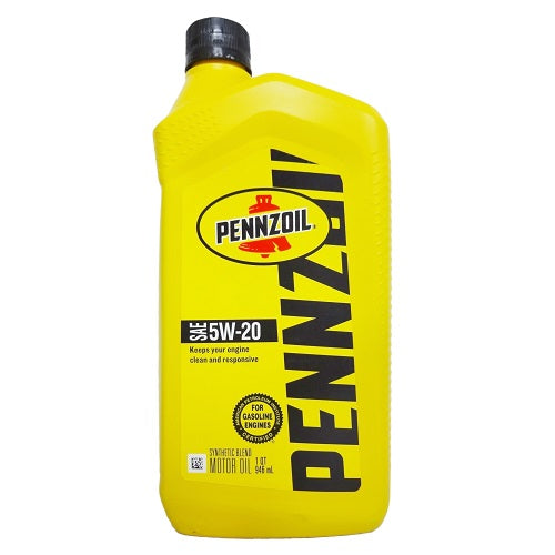 pennzoil motor oil sae 5w-20 1qt -- 6 per case