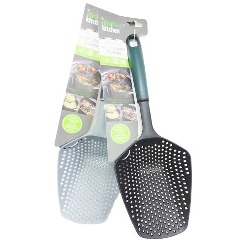 scoop strainer grey 14in -- 12 per box