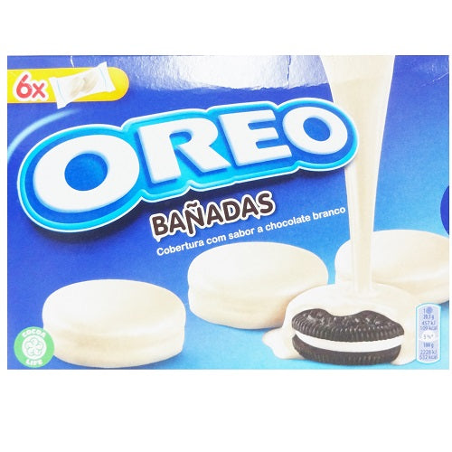 oreo cookies ba adas 246g white choco -- 10 per case