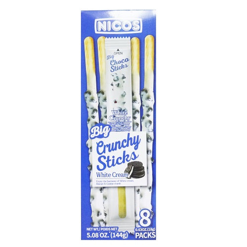 nicos big crunchy sticks 5.08oz wh- cream -- 8 per case