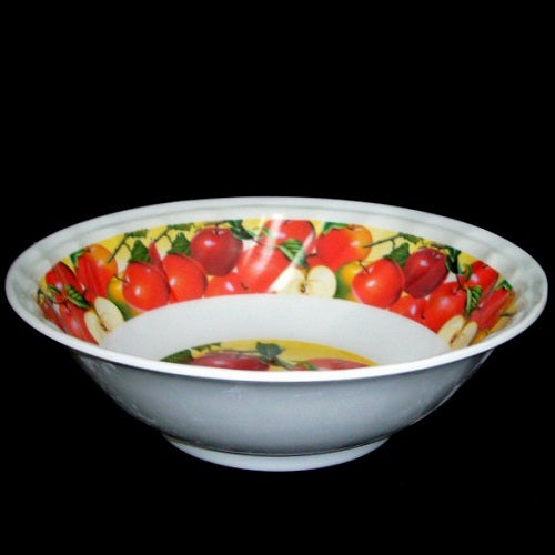 melamine bowl 7in apple desing -- 24 per box