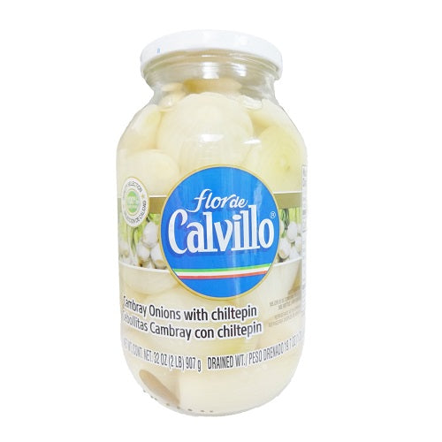 f.c cambray onions w- chiltepin 32oz jar -- 12 per case