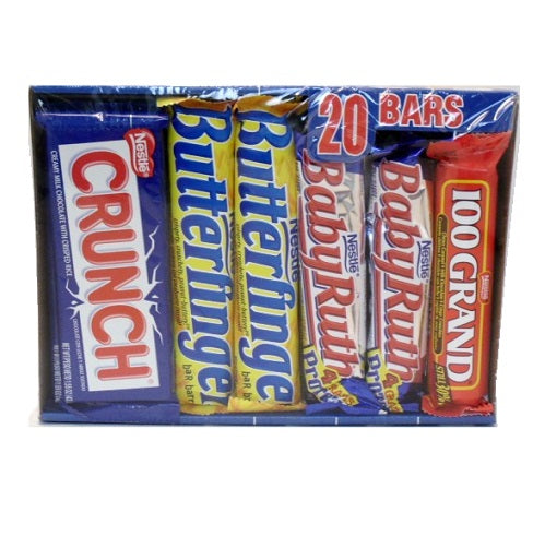 nestle chocolate variety pack 4 asst -- 20 per box