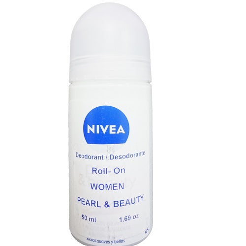 nivea roll- on 50ml pearl beauty -- 24 per case