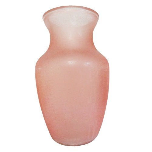 vase glass 7 in red -- 12 per case