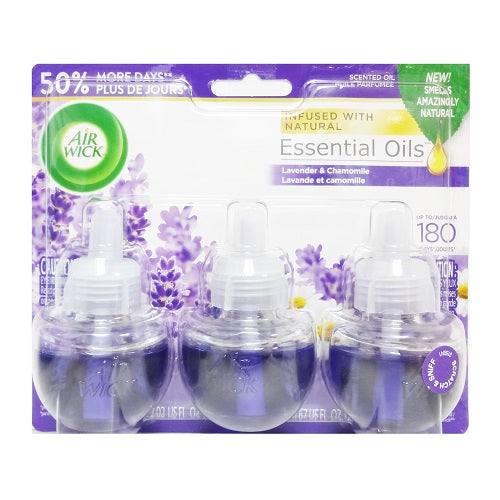 airwick scented oil refill 3pk lavender -- 6 per case