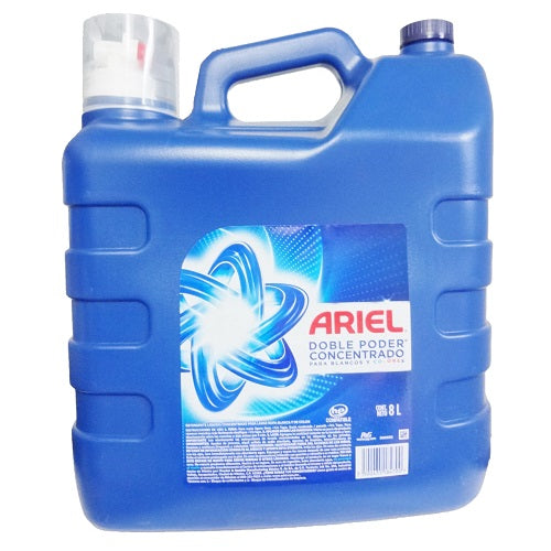 ariel liq 8 ltrs doble poder -- 1 per case