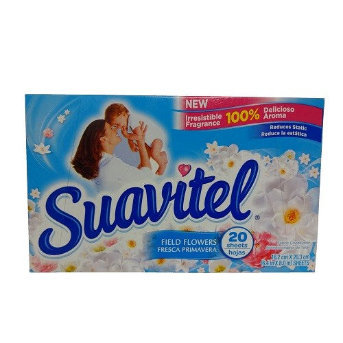 suavitel dryer sheets 20ct field flow -- 15 per case