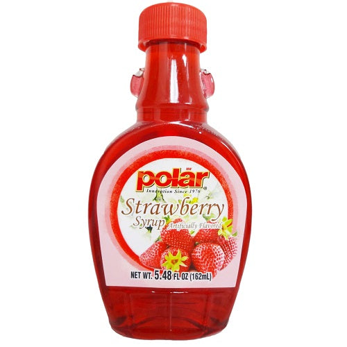 polar strawberry syrup 5.48oz -- 12 per case