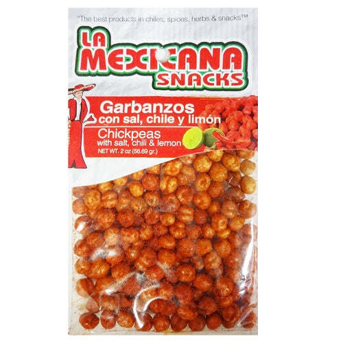 la mexicana garbanzos con sal chile 2oz -- 12 per case