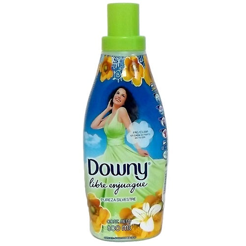 downy 800ml pureza silvetre libre enjuag -- 9 per case