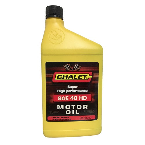 chalet motor oil sae 40 hd 1qt -- 12 per case