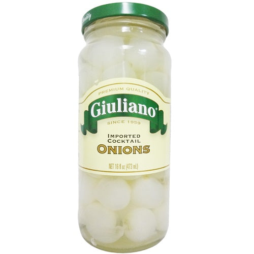 giuliano cocktail onions 16oz jar -- 6 per case