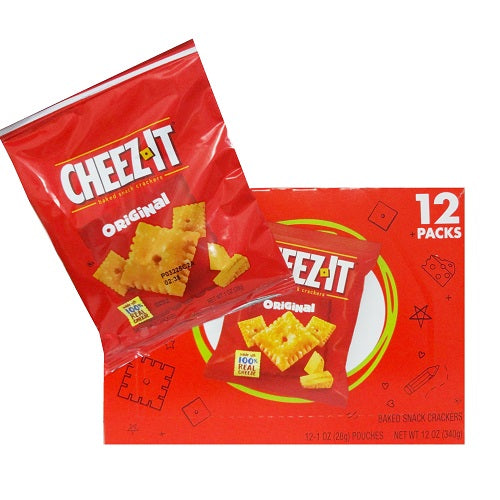 cheez- it crackers 1oz original -- 12 per box