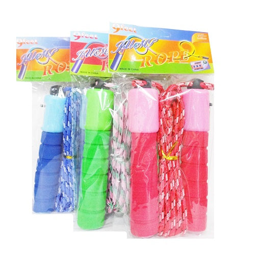 toy jump rope 9ft asst clrs -- 12 per box