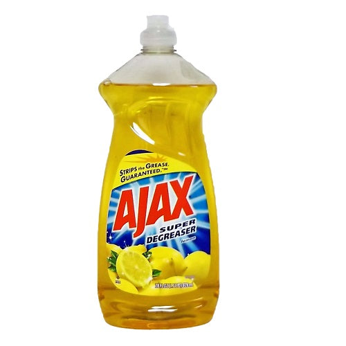 ajax dish liq 28oz lemon -- 9 per case