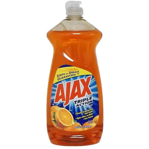 ajax dish liq 28oz triple action orange -- 9 per case