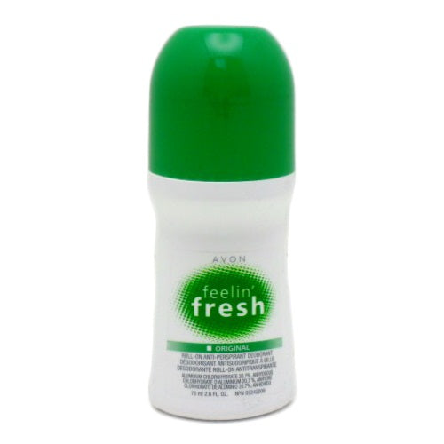 avon roll- on 2.6oz feeling fresh origina -- 20 per box