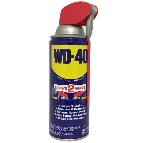 wd-40 lubricant 11oz spray 2- ways -- 12 per case