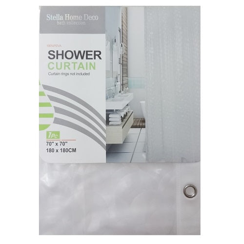 shower curtain 70x70 3d clear -- 6 per box