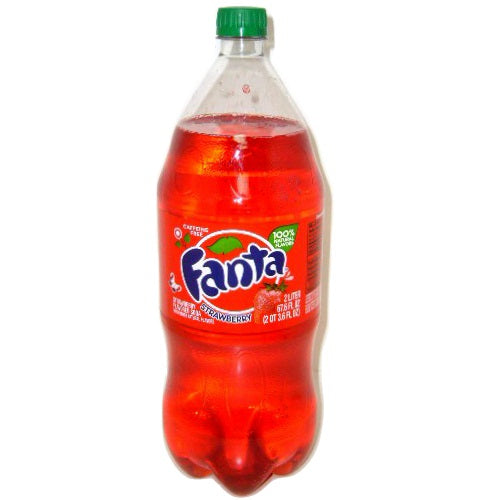 fanta soda 2 ltrs strawberry crv -- 8 per case