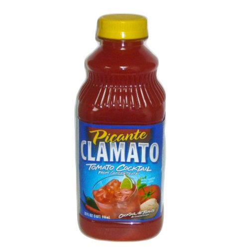 clamato tomato cocktail 32oz picante -- 12 per case