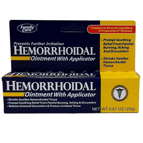 f.c hemorrhoidal ointment 0.67oz -- 24 per case