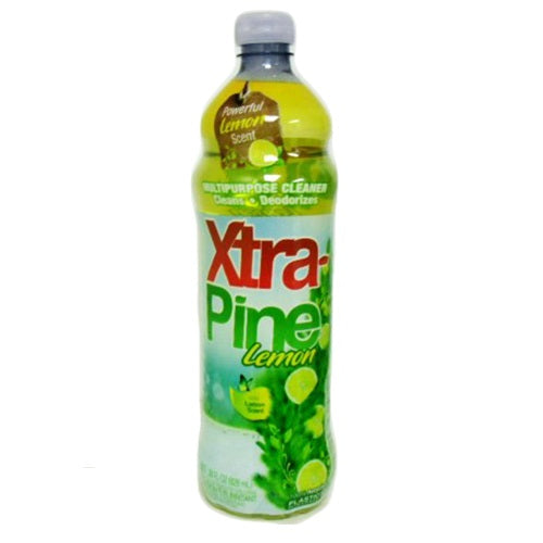 x tra pine cleaner 28oz lemon -- 12 per case