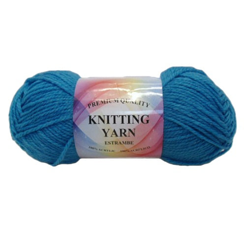 knitting yarn torquoise 100 acrylic -- 10 per box