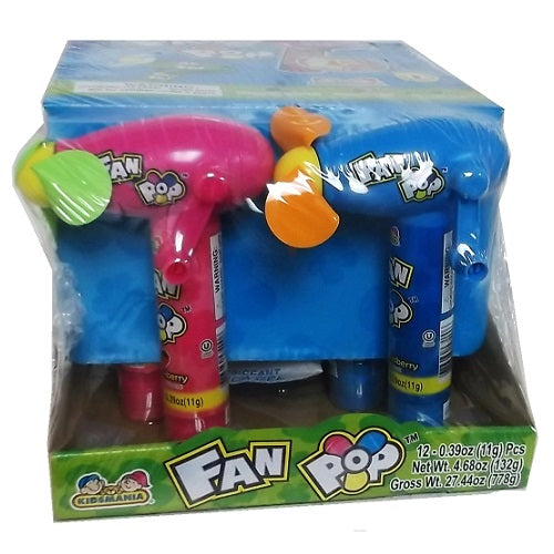 fan pop toy w- candy asst flvrs -- 12 per box