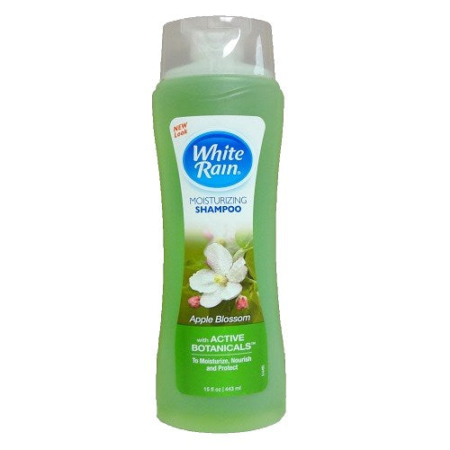 white rain shampoo 15oz apple blossom -- 6 per case