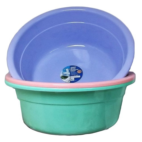 wash basin asst pastel clrs 9.7in x 7.87 -- 24 per case