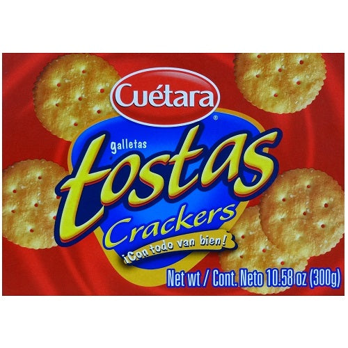 cuetara tostas crackers 10.58oz -- 12 per case