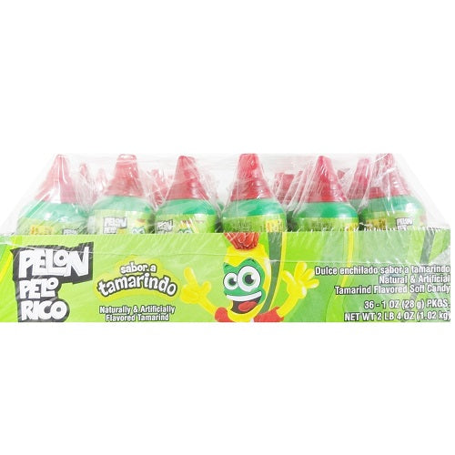 pelon pelo rico tamarindo candy 36ct -- 2 per box