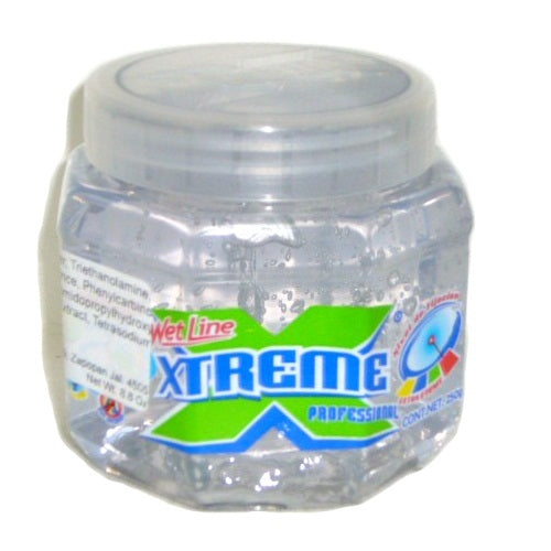 xtreme hair gel 250g clear -- 12 per case