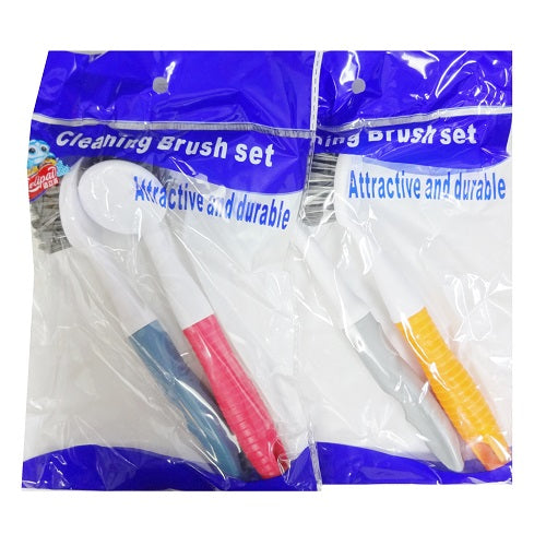 cleaning brush 2pk asst clrs -- 12 per box