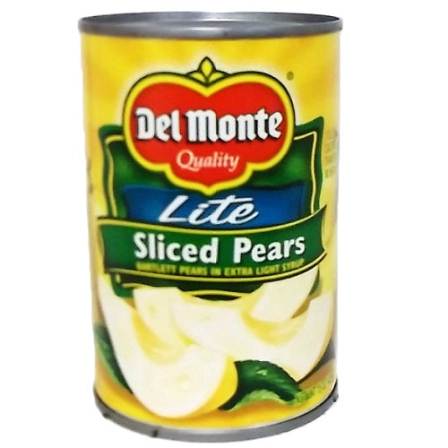 del monte lite sliced pears 15oz -- 24 per case