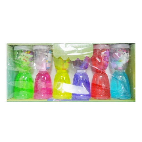 toy slime w- unicorn asst clrs -- 6 per box